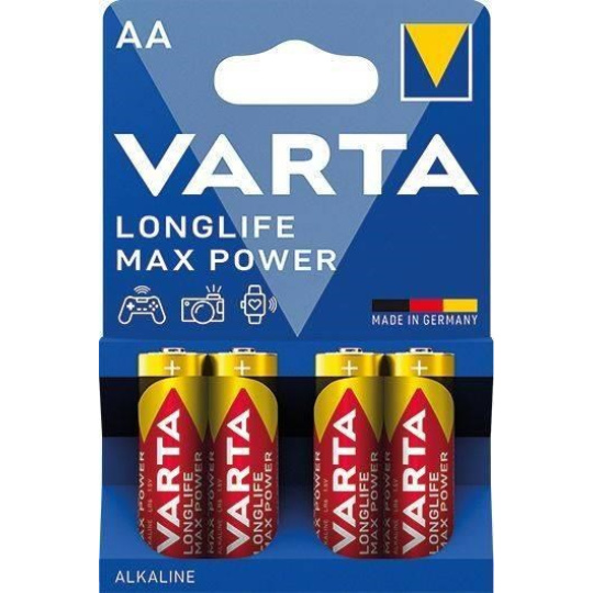 Varta LR6/4BP MAX POWER (MAX TECH) (Blistr 4ks) Varta LR6/4BP MAX POWER (MAX TECH) (Blistr 4ks)