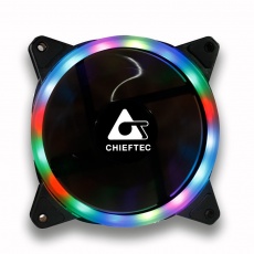 CHIEFTEC oboustranný prstencový větrák AF-12RGB s 6 pinovým konektor pro modely GL/GP CHIEFTEC oboustranný prstencový větrák AF-12RGB s 6 pinovým konektor pro modely GL/GP
