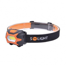 Solight čelová LED svítilna, 3W COB, 3x AAA