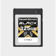 Delkin CFexpress 4.0 BLACK R3530/W3250 325GB Delkin CFexpress 4.0 BLACK R3530/W3250 325GB