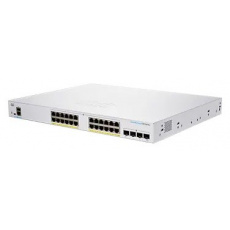 Cisco switch CBS250-24PP-4G (24xGbE,4xSFP,24xPoE+,100W,fanless) - REFRESH