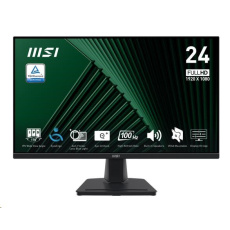 MSI LCD PRO MP245G, 23.8" 1920x1080, IPS, 100Hz, 4ms, VESA 100x100mm, N/A, Black MSI LCD PRO MP245G, 23.8" 1920x1080, IPS, 100Hz, 4ms, VESA 100x100mm, N/A, Black