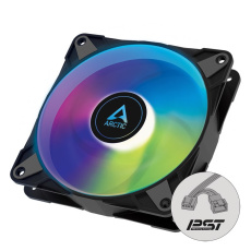 ARCTIC ventilátor P12 PWM PST A-RGB, 120mm, 4pin, ARGB, PWM, černá ARCTIC ventilátor P12 PWM PST A-RGB, 120mm, 4pin, ARGB, PWM, černá
