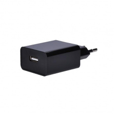 Solight USB nabíjecí adaptér, 1x USB, 2400mA, AC 230V, černý Solight USB nabíjecí adaptér, 1x USB, 2400mA, AC 230V, černý