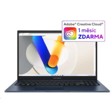 ASUS NTB Vivobook 15 (X1504VA-NJ2648W), i5-1334U, 15,6" 1920x1080, 16GB, 1TB SSD, Iris X, W11 Home, Quiet Blue ASUS NTB Vivobook 15 (X1504VA-NJ2648W), i5-1334U, 15,6" 1920x1080, 16GB, 1TB SSD, Iris X, W11 Home, Quiet Blue