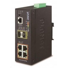 Planet switch IGS-5225-4P2S, průmyslový 4x10/100/1000T, 2x100/1000X SFP, -40~+75°C, PoE Planet switch IGS-5225-4P2S, průmyslový 4x10/100/1000T, 2x100/1000X SFP, -40~+75°C, PoE