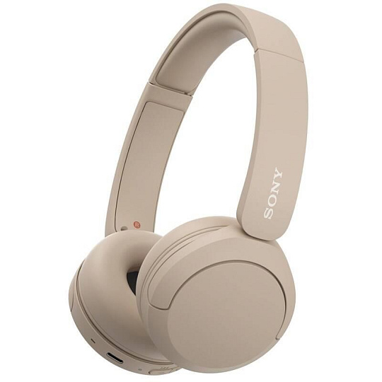 Sony bezdrátová sluchátka WH-CH520, EU, béžová