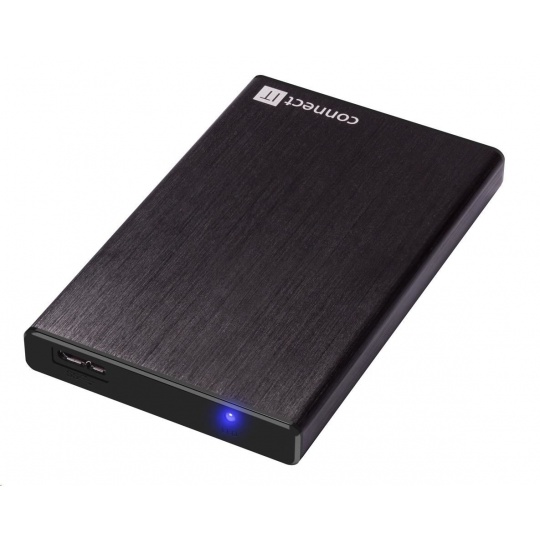 CONNECT IT externí box LITE pro HDD 2,5" SATA, USB 3.0 černý