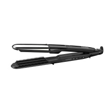 BaByliss ST496E žehlička na vlasy, 5 teplot, LED indikátor, napařování, černá / stříbrná BaByliss ST496E žehlička na vlasy, 5 teplot, LED indikátor, napařování, černá / stříbrná