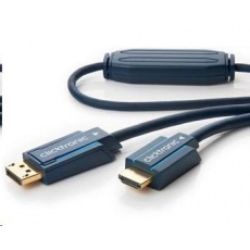 ClickTronic HQ OFC kabel DisplayPort - HDMI typ A, zlacené kon., 3D, M/M, 10m ClickTronic HQ OFC kabel DisplayPort - HDMI typ A, zlacené kon., 3D, M/M, 10m