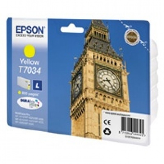 EPSON Ink bar WorkForce-4000/4500 - Yellow L - 800str. (9,6 ml)