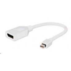 GEMBIRD Redukce miniDisplayport - Displayport 10cm (M/F) bílá