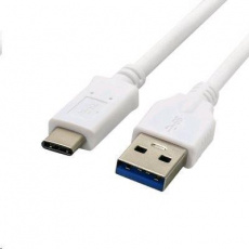 C-TECH kabel USB 2.0 AM na USB-C (AM/CM), 1m, bílá C-TECH kabel USB 2.0 AM na USB-C (AM/CM), 1m, bílá