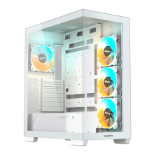 GIGABYTE case GB-C500PI ST, Mid tower, 1xUSB-C 3.2, 2xUSB 3.0, 4x 120mm ARGB Fan, bílá GIGABYTE case GB-C500PI ST, Mid tower, 1xUSB-C 3.2, 2xUSB 3.0, 4x 120mm ARGB Fan, bílá
