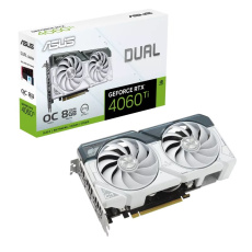ASUS VGA NVIDIA GeForce RTX 4060 Ti DUAL WHITE OC 8G, 8G GDDR6, 3xDP, 1xHDMI ASUS VGA NVIDIA GeForce RTX 4060 Ti DUAL WHITE OC 8G, 8G GDDR6, 3xDP, 1xHDMI