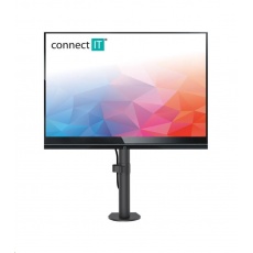 CONNECT IT SingleArm stolní držák na 1 monitor, ČERNÝ CONNECT IT SingleArm stolní držák na 1 monitor, ČERNÝ