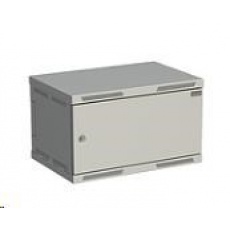 Solarix rozvaděč nástěnný SENSA 6U 400mm, dveře plech, RAL 7035 SENSA-6U-64-21-G Solarix rozvaděč nástěnný SENSA 6U 400mm, dveře plech, RAL 7035 SENSA-6U-64-21-G