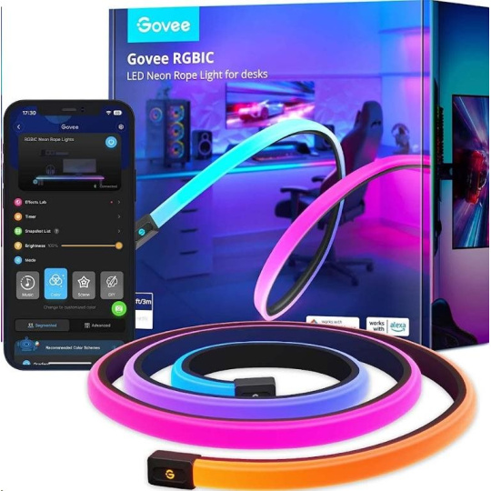 Govee Neon RGBIC LED podsvícení pro stůl