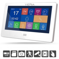 VERIA 7077B bílý LCD monitor videotelefonu VERIA 7077B bílý LCD monitor videotelefonu