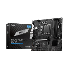 MSI MB Sc LGA1700 PRO B760M-P DDR4, Intel B760, 4xDDR4, 1xDP, 1xHDMI, 1xVGA, mATX MSI MB Sc LGA1700 PRO B760M-P DDR4, Intel B760, 4xDDR4, 1xDP, 1xHDMI, 1xVGA, mATX