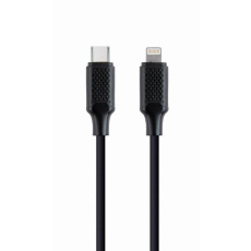 GEMBIRD Kabel USB 2.0 Type-C na Ligtning (CM/8pinM), 1,5m, datový, černá GEMBIRD Kabel USB 2.0 Type-C na Ligtning (CM/8pinM), 1,5m, datový, černá