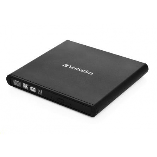 VERBATIM externí mechanika DVD-RW Rewriter USB 2.0 Black + NERO