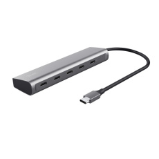 TRUST Rozbočovač Halyx Aluminium 5 Port USB 3.2 Gen1 Hub TRUST Rozbočovač Halyx Aluminium 5 Port USB 3.2 Gen1 Hub