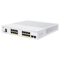 Cisco switch CBS350-16P-E-2G-EU (16xGbE,2xSFP,16xPoE+,120W,fanless) - REFRESH