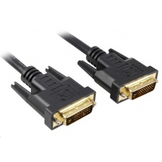 PREMIUMCORD Kabel DVI - DVI propojovací 2m (DVI-D, M/M, dual link) PREMIUMCORD Kabel DVI - DVI propojovací 2m (DVI-D, M/M, dual link)