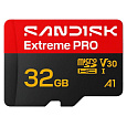 SanDisk micro SDHC Extreme PRO 32GB UHS-I U3 (100R/90W) + adaptér