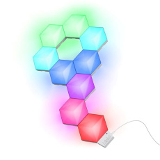 TRUST Světelné panely GXT 902 VYBZ, Hexagonální, RGB, dálkové ovládání, 9ks TRUST Světelné panely GXT 902 VYBZ, Hexagonální, RGB, dálkové ovládání, 9ks