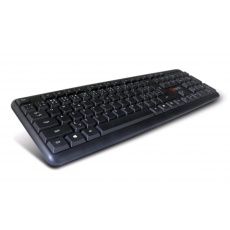 C-TECH klávesnice KB-102 PS/2, slim, black, CZ/SK C-TECH klávesnice KB-102 PS/2, slim, black, CZ/SK