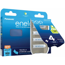 AVACOM nabíjecí baterie AAA Panasonic Eneloop N 800mAh Ni-MH 4ks Blistr + CASE AVACOM nabíjecí baterie AAA Panasonic Eneloop N 800mAh Ni-MH 4ks Blistr + CASE