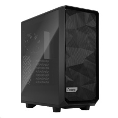 FRACTAL DESIGN skříň Meshify 2 Compact Black TG Light Tint, USB 3.1 Type-C, 2x USB 3.0, bez zdroje, mATX FRACTAL DESIGN skříň Meshify 2 Compact Black TG Light Tint, USB 3.1 Type-C, 2x USB 3.0, bez zdroje, mATX