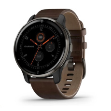 Garmin GPS sportovní hodinky Venu® 2 Plus Slate/Brown Leather Band Garmin GPS sportovní hodinky Venu® 2 Plus Slate/Brown Leather Band