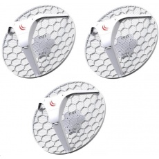 MikroTik LHG 5 (RBLHG-5nD-3), 3-PACK, 600MHz CPU, 64MB RAM, 1x LAN, 5GHz Wi-Fi, 25dBm, ant. 2x24dBi, 802.11a/n, vč. L3 MikroTik LHG 5 (RBLHG-5nD-3), 3-PACK, 600MHz CPU, 64MB RAM, 1x LAN, 5GHz Wi-Fi, 25dBm, ant. 2x24dBi, 802.11a/n, vč. L3