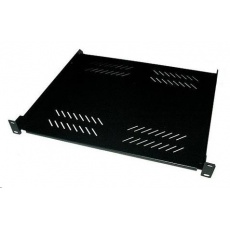 XtendLan 19" police s perforací 1U/280mm, nosnost 25kg, černá XtendLan 19" police s perforací 1U/280mm, nosnost 25kg, černá