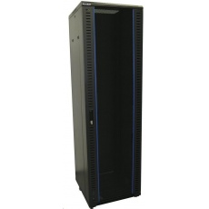 XtendLan 19" stojanový rozvaděč 42U 600x800, nosnost 500kg, skleněné dveře, plná záda, kolečka,černý XtendLan 19" stojanový rozvaděč 42U 600x800, nosnost 500kg, skleněné dveře, plná záda, kolečka,černý