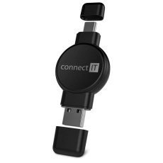 CONNECT IT Bezdrátová nabíječka WatchTravelCharge pro Apple a Samsung Watch, Černá CONNECT IT Bezdrátová nabíječka WatchTravelCharge pro Apple a Samsung Watch, Černá