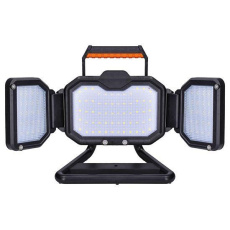 Solight LED reflektor 30W, přenosný, nabíjecí, 3000lm, oranžovo-černý Solight LED reflektor 30W, přenosný, nabíjecí, 3000lm, oranžovo-černý