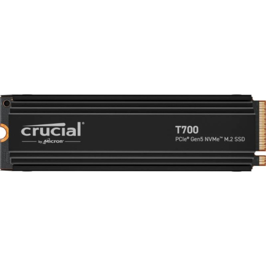 CRUCIAL SSD 4TB T700, M.2 2280, PCIe Gen5x4, R:12400/W:11800MB/s, Heatsink CRUCIAL SSD 4TB T700, M.2 2280, PCIe Gen5x4, R:12400/W:11800MB/s, Heatsink