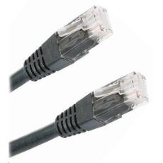 XtendLan patch kabel Cat5E, UTP - 3m, černý XtendLan patch kabel Cat5E, UTP - 3m, černý