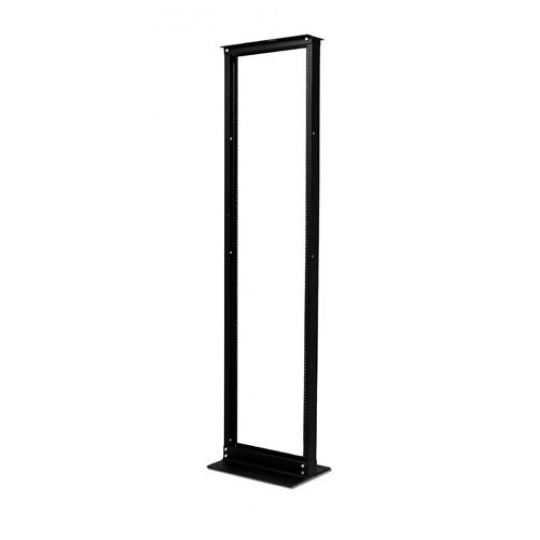 APC NetShelter 2 Post Rack 45U #12-24 Threaded Holes Black