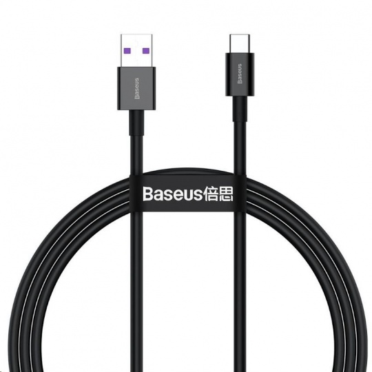 Baseus Superior Series rychlonabíjecí kabel USB/Type-C 66W 1m černá