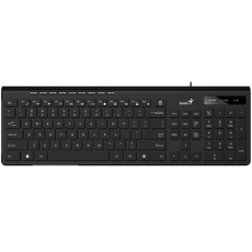 GENIUS klávesnice Slimstar 230 II / Drátová/ USB/ černá/ CZ+SK layout GENIUS klávesnice Slimstar 230 II / Drátová/ USB/ černá/ CZ+SK layout