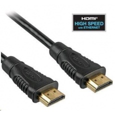 PREMIUMCORD Kabel HDMI 3m High Speed + Ethernet (v1.4), zlacené konektory PREMIUMCORD Kabel HDMI 3m High Speed + Ethernet (v1.4), zlacené konektory