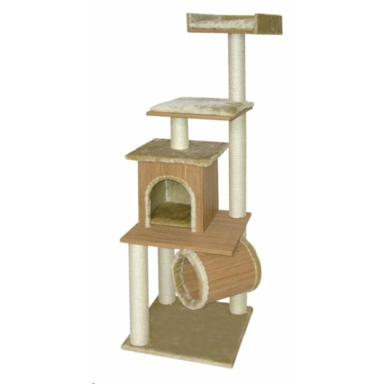 CATGATO skrabadlo Bamboo tmavy/svetly III 164cm