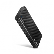 AXAGON EEM2-GTR, USB-C 3.2 Gen 2 - M.2 NVMe SSD kovový THIN RIB box AXAGON EEM2-GTR, USB-C 3.2 Gen 2 - M.2 NVMe SSD kovový THIN RIB box