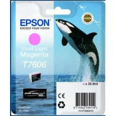 EPSON ink bar ULTRACHROME HD "Kosatka" - Vivid Light Magenta - T7606 (25,9 ml) EPSON ink bar ULTRACHROME HD "Kosatka" - Vivid Light Magenta - T7606 (25,9 ml)
