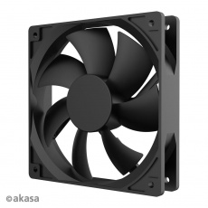 AKASA ventilátor Smart Black, 3x12cm fan, HD bearing